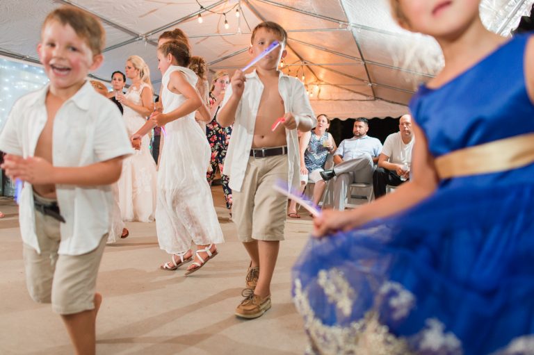 kids-dance-wedding-texas-summer