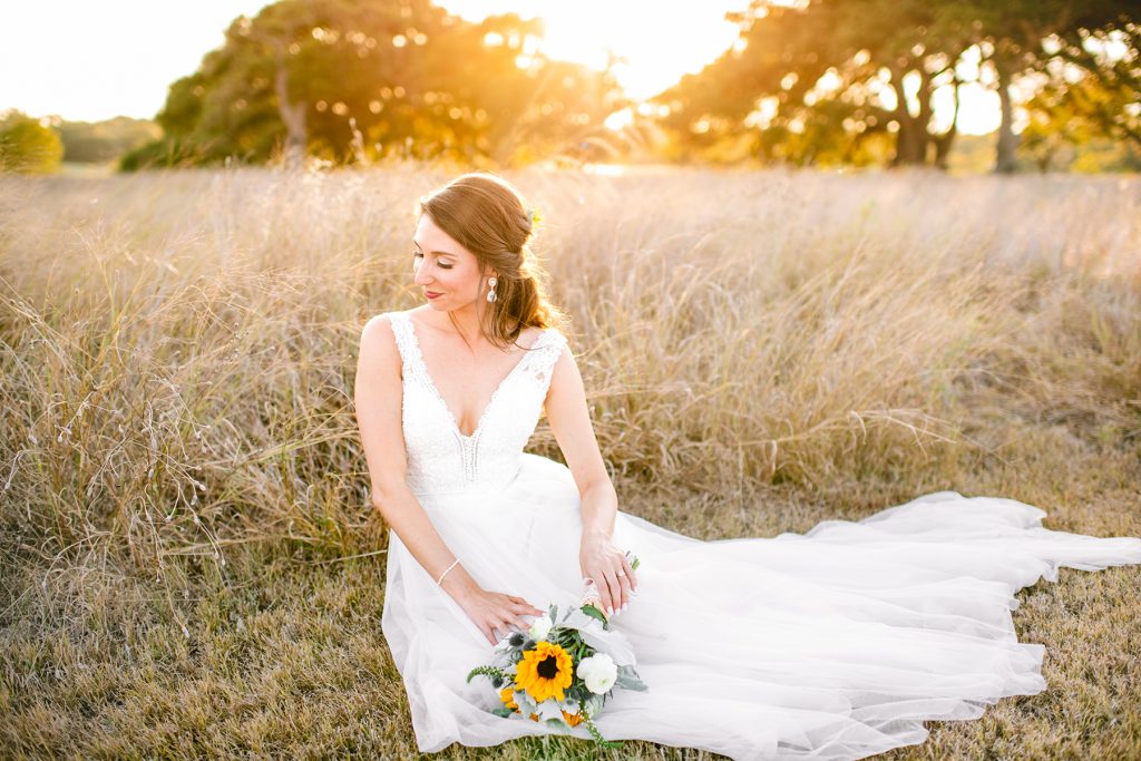 bride-austin-field-sunset