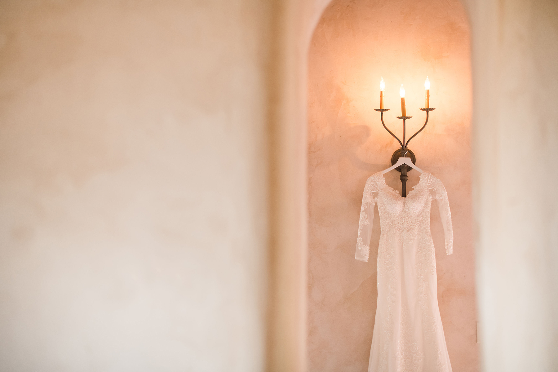 Lost-mission-wedding-dress-hanging-lamp
