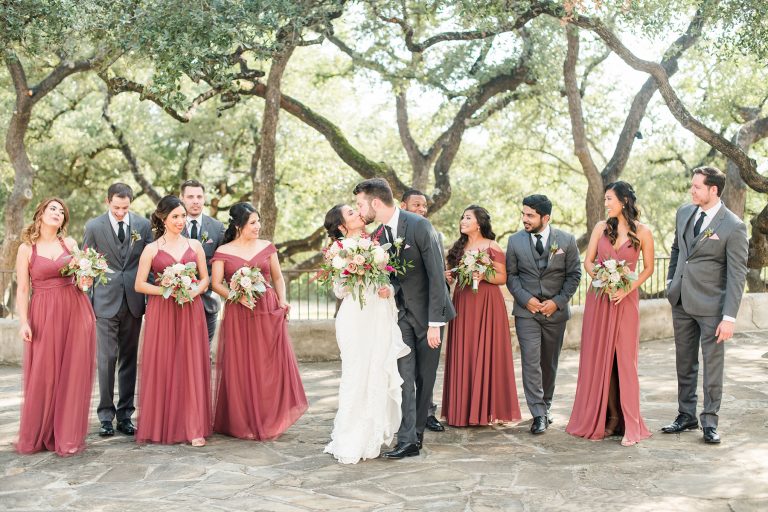 bridal-party-under-trees-lost-mission