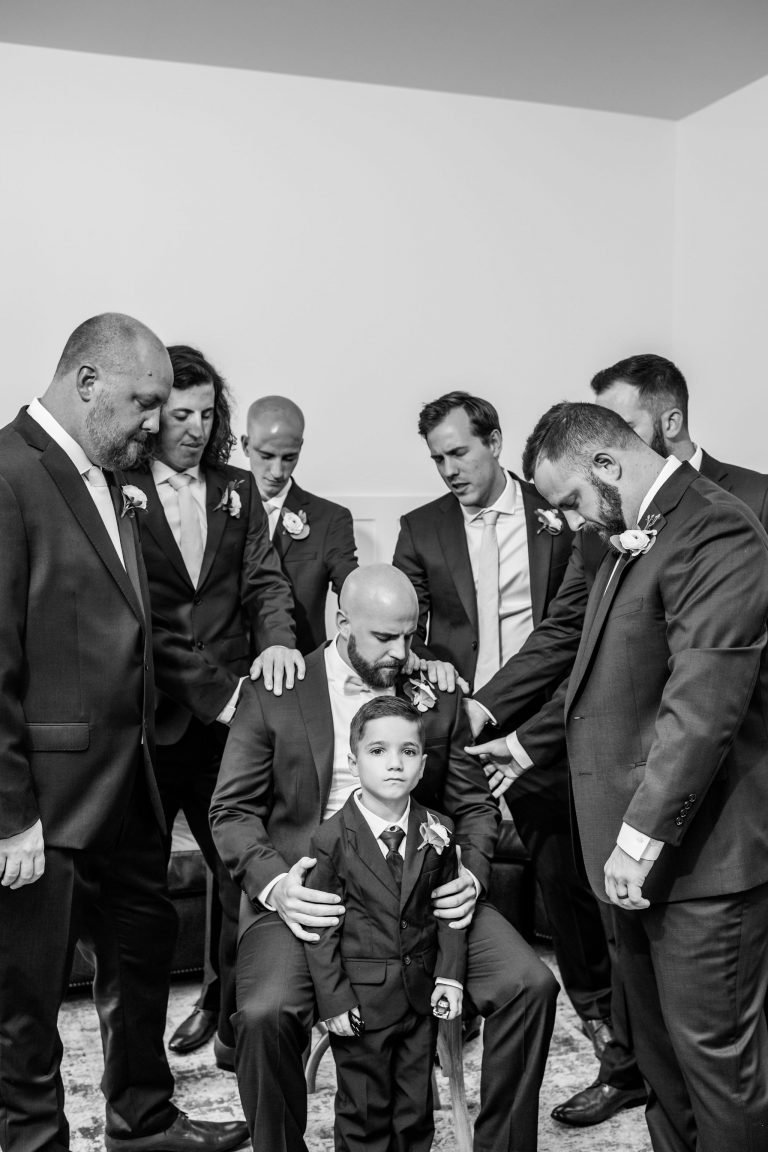groomsmen-prayer-canyon-lake-wedding