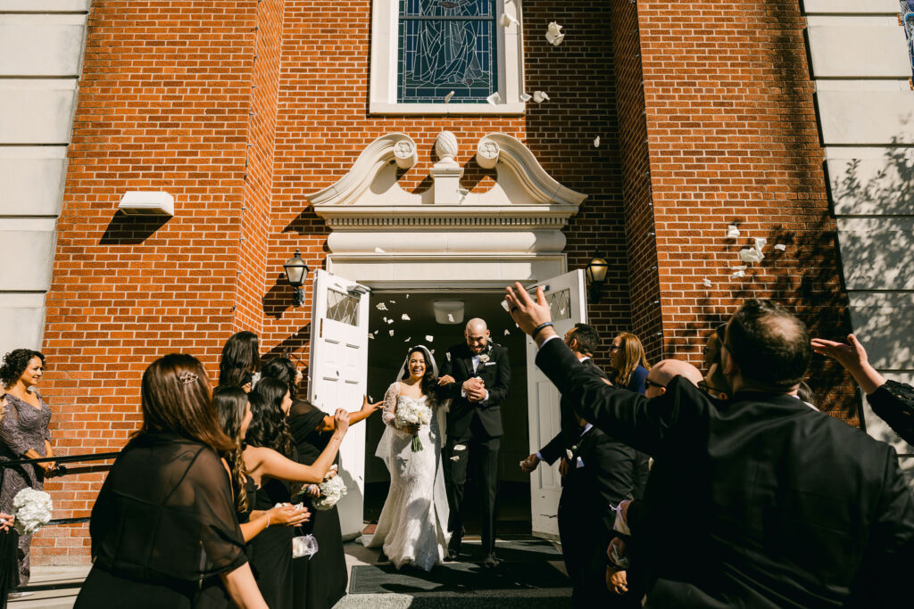 Church-exit-throwing-flowers-austin-weddings