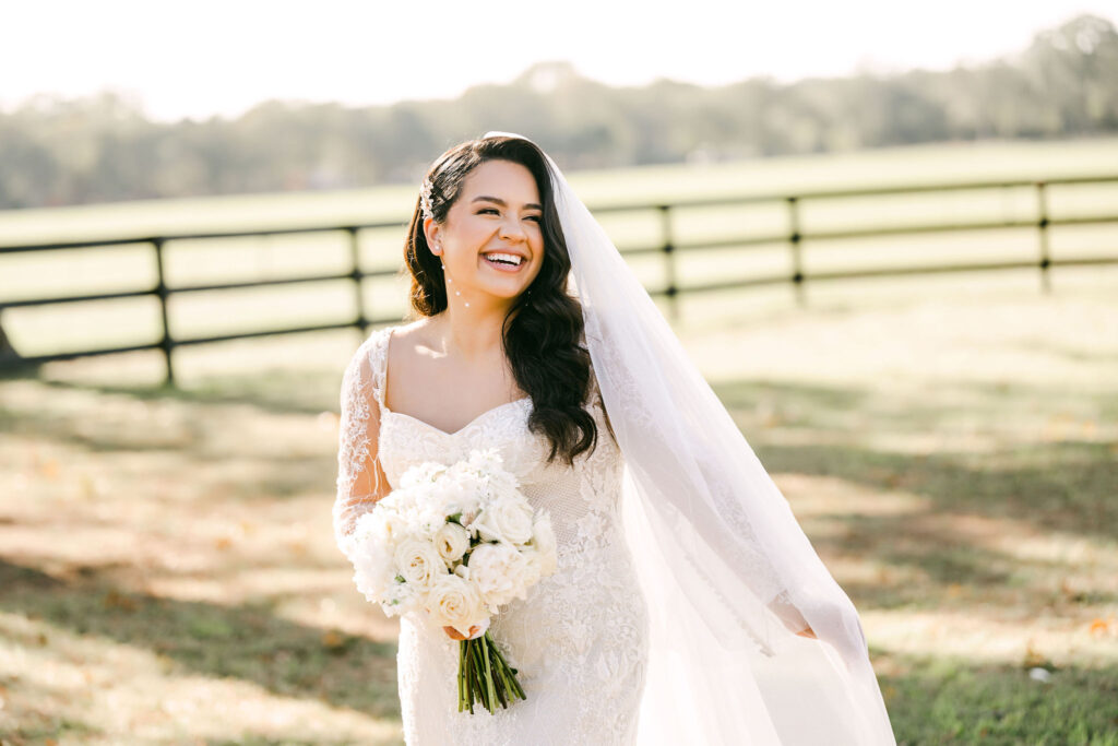 Gorgeous-bride-smiles-Lockhart