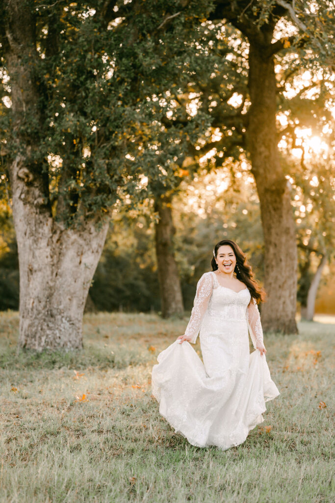 Bride-swinging-dress-Austin-wedding-photographer