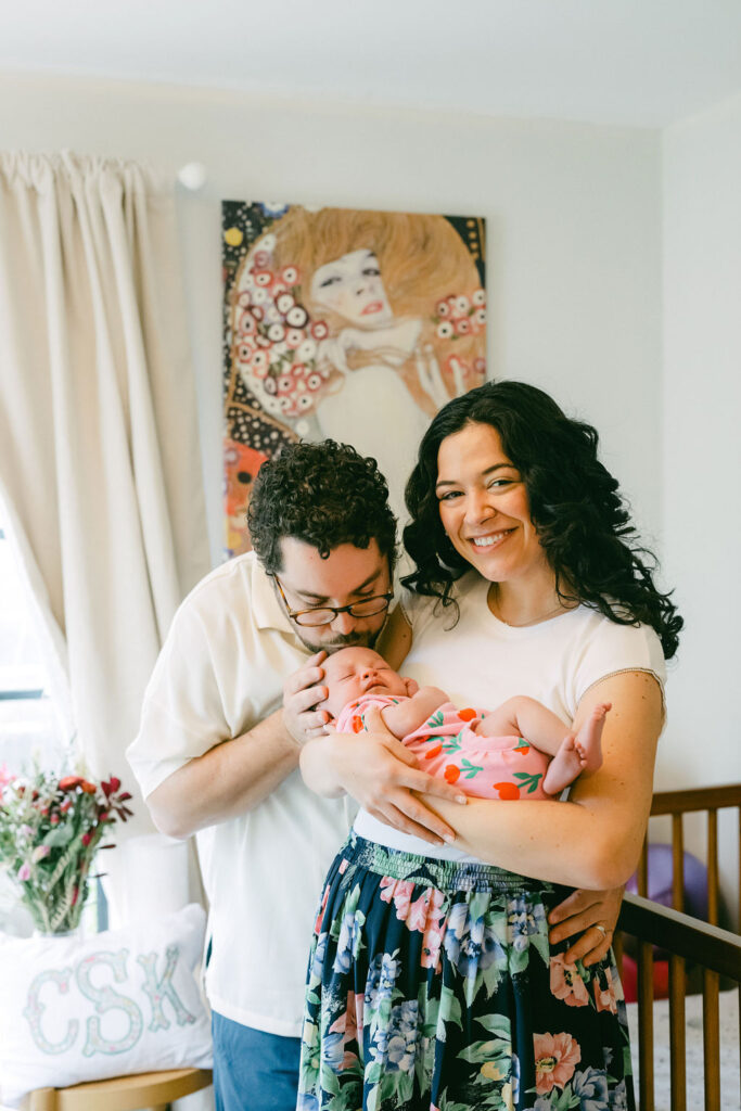 Austin photographer documenting newborn life in a family’s home