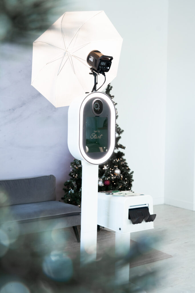 Austin photo booth rental setup